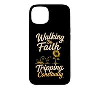 Christian Walking By Faith Tripping Constantly Gift Case for iPhone 13