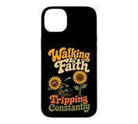 Christian Walking By Faith Tripping Constantly Gift Case for iPhone 14 Plus
