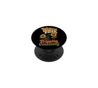 Christian Walking By Faith Tripping Constantly Gift PopSockets Adhesive PopGrip