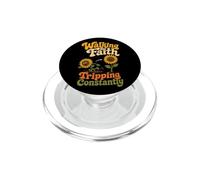 Christian Walking By Faith Tripping Constantly Gift PopSockets PopGrip for MagSafe