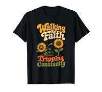 Christian Walking By Faith Tripping Constantly Gift T-Shirt