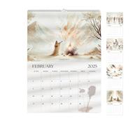 Christian Wall Calendar 2025 - Monthly Calendar with Bible Verses | 12-Month Wall Calendar with Inspirational Landscape Pictures and Spiral Bound, Hanging Planning Aid for Home, Office, Classes