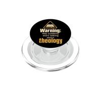 Christian Warning May Talk Theology Faith Gift PopSockets PopGrip for MagSafe