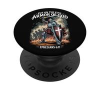 Christian Warrior Armor of God Bible Quote Ephesians 6:11 PopSockets Adhesive PopGrip