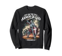 Christian Warrior Armor of God Bible Quote Ephesians 6:11 Sweatshirt