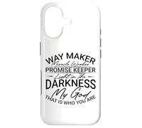 Christian Way Maker Miracle Worker Light in the Darkness Case for iPhone 17