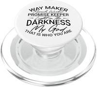 Christian Way Maker Miracle Worker Light in the Darkness PopSockets PopGrip for MagSafe