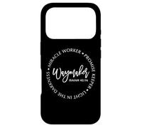 Christian Waymaker Miracle Worker Promise Keeper Case for iPhone 17 Pro