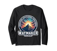 Christian Waymaker Promise Keeper Miracle Worker Bible Verse Long Sleeve T-Shirt