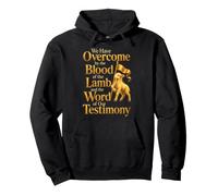 Christian We Have Overcome By The Blood Of The Lamb Pullover Hoodie