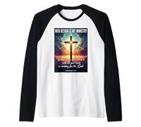 Christian Web Design is My Ministry Designer Developer Jesus Raglan Baseball Tee