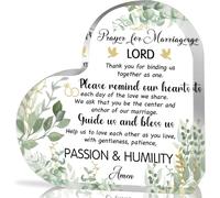 Christian Wedding Gifts for Couples Marriage Prayer Plaque Marriage Gifts for Couples Marriage Blessing Gifts Religious Wedding Gifts for Married Couples Newlyweds Christian Bridal Shower Gifts