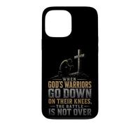 Christian When God's Warriors Go Down On Knees Gift Case for iPhone 13 Pro Max