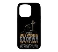 Christian When God's Warriors Go Down On Knees Gift Case for iPhone 15 Pro