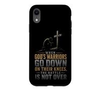 Christian When God's Warriors Go Down On Knees Gift Case for iPhone XR
