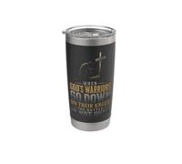 Christian When God's Warriors Go Down On Knees Gift Stainless Steel Insulated Tumbler