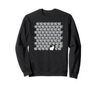 Christian White Sheep Halo Faith Based Church Sweatshirt