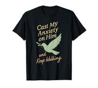 Christian Wife Anxiety Faith Mental Health Grace Jesus T-Shirt