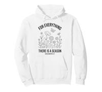 Christian Wildflower Bible Verse Ecclesiastes 3:1 Pullover Hoodie