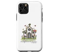 Christian Wildflowers Grow Church Luke 12:27 Scripture Case for iPhone 11 Pro