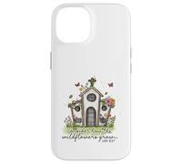 Christian Wildflowers Grow Church Luke 12:27 Scripture Case for iPhone 14