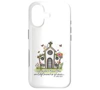 Christian Wildflowers Grow Church Luke 12:27 Scripture Case for iPhone 17