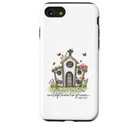 Christian Wildflowers Grow Church Luke 12:27 Scripture Case for iPhone SE (2020) / 7/8