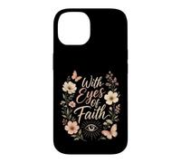 Christian With Eyes Of Faith Floral Gift Case for iPhone 14