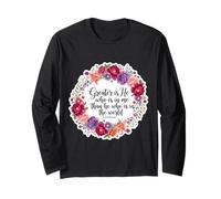 Christian Woman Bible Verse Jesus Greater is He Who is in Me Long Sleeve T-Shirt