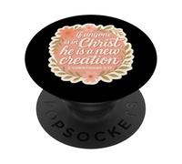 Christian Woman If Anyone Is In Christ He Is A New Creation PopSockets Adhesive PopGrip