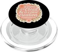 Christian Woman If Anyone Is In Christ He Is A New Creation PopSockets PopGrip for MagSafe