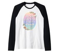 Christian Woman Verse The Joy of The Lord is Your Strength Raglan Baseball Tee