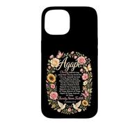 Christian Women 1 Corinthians 13:4-8 Charity Never Faileth Case for iPhone 15