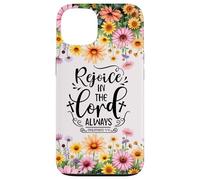 Christian Women Bible Psalm Faith Rejoice In the Lord 4:4 Case for iPhone 13
