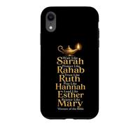 Christian Women of the Bible Wait Like Sarah Trust Like Ruth Case for iPhone XR