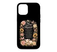 Christian Women Psalm 23 The Lord Is My Shepherd Floral Case for iPhone 12/12 Pro