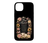 Christian Women Psalm 23 The Lord Is My Shepherd Floral Case for iPhone 14 Plus