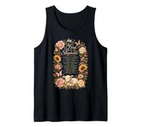 Christian Women Psalm 23 The Lord is My Shepherd Floral Tank Top