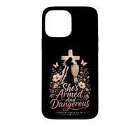 Christian Women She's Armed And Dangerous Faith Gift Case for iPhone 13 Pro Max