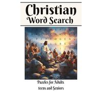 Christian Word Search: 50 + Word Find Puzzles With Easy to Read Print Featuring Old Testament Stories for Adults, Seniors and Teens... | 6x9 inches, ... | Gift for Vacations, Holidays, and Fun Time