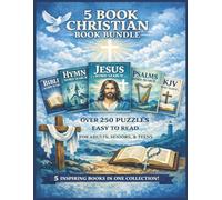 Christian Word Search Bundle: 5 categories of Christian word seach topics combined in a single book - Word Search Puzzles for Adults, Seniors, and Teens