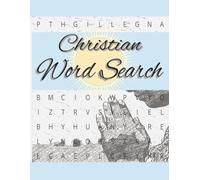 Christian Word Search: Christian word searches with religious themes and mazes 8.5x11 easy to ready print fun for adults
