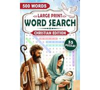 Christian Word Search for Adults & Teens: Christian Puzzle Book Featuring Inspirational Verses, Faith-Based Themes, 6X9 inches, 110 pages, gift for vacations, holidays, and fun times. Large Print