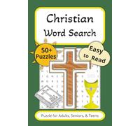 Christian Word Search Puzzle Book: Word Search with Easy to Read Print about Christian, Catholic, Jesus and More | 6x9 inches, 110 pages | 50+ Puzzles ... Gift for Vacations, Holidays and Free Times