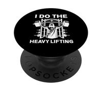 Christian Workout Jesus I Do The Heavy Lifting Inspirational PopSockets Adhesive PopGrip