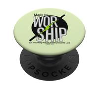 Christian Worship Made to Worship PopSockets Adhesive PopGrip