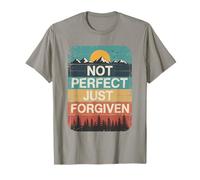 Christian Worship Not Perfect, Just Forgiven Bible Verse T-Shirt