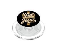 Christian Y'all Need Jesus Funny Faith Gift PopSockets PopGrip for MagSafe