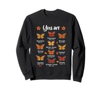 Christian You Are Butterflies Fall Vibes Religious Bible Sweatshirt
