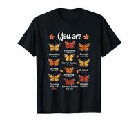Christian You Are Butterflies Fall Vibes Religious Bible T-Shirt